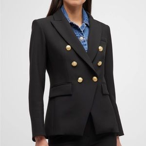 NWT Veronica Beard Black Miller Dickey Blazer